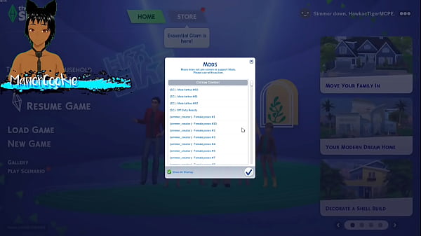 Sims 4 – Revisting the Sims and having a milf and a goth milf live together and have sex with different people