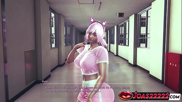 Pink Haired Anime Gaming Girl Rule34 With Huge Tits And Curvy Ass – Breast Massage Tease, Pussy Licking, Wet Fingering And Intense Orgasm